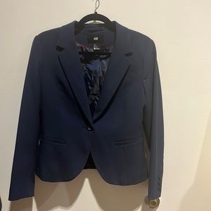 H&M Size 12 Navy Blazer